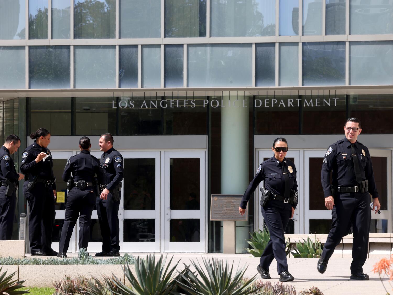 Los Angeles, CA - May 21: in LAPD Headquarters on Thursday, May 21, 2026 in Los Angeles, CA. (Genaro Molina / Los Angeles Times)