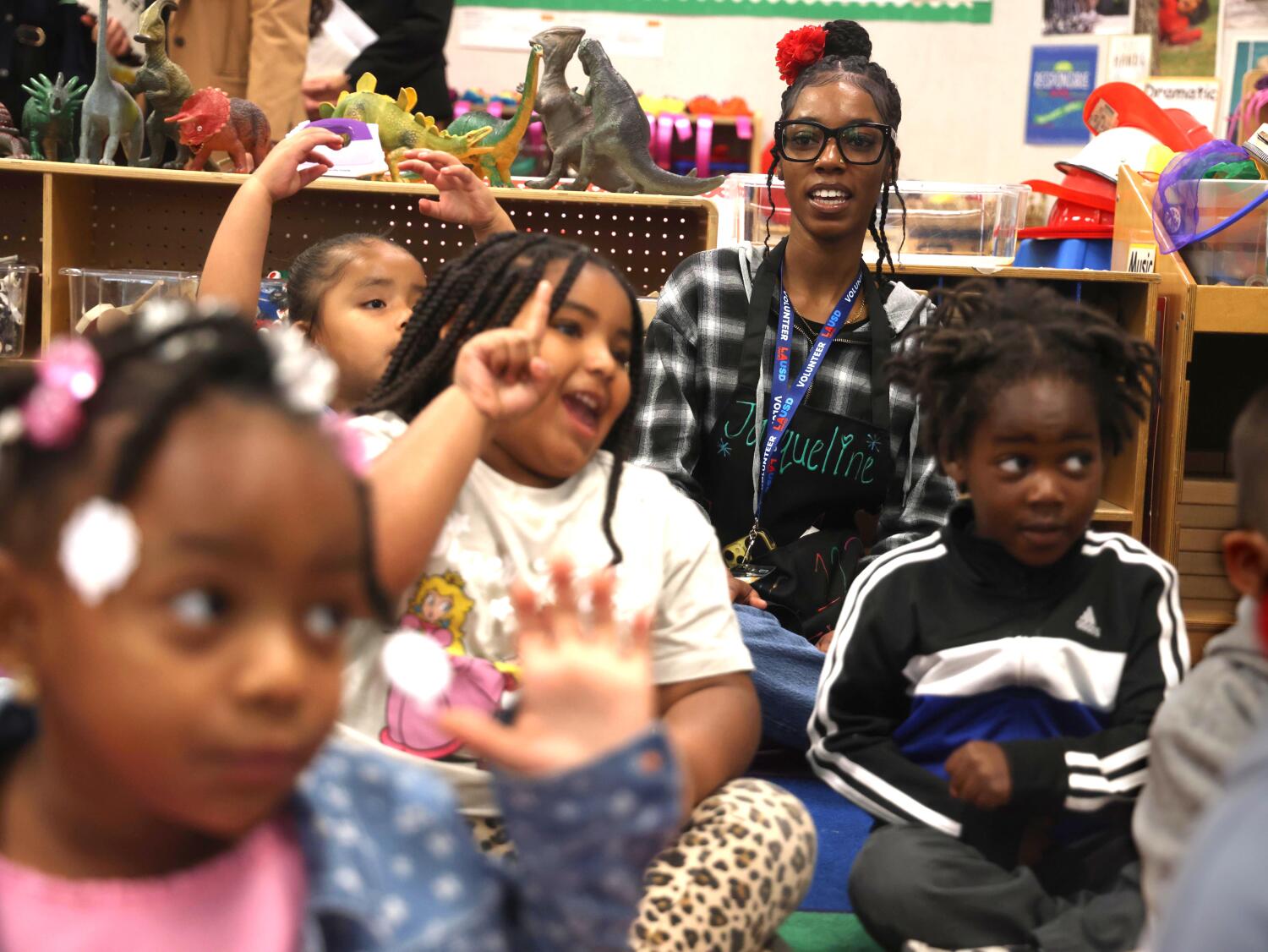 Watts, CA - May 05: in Bradley Early Education Center on Tuesday, May 5, 2026 in Watts, CA. (Genaro Molina / Los Angeles Times)