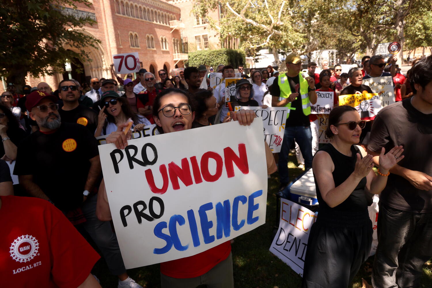 Los Angeles, CA - September 02: in USC on Wednesday, Sept. 2, 2026 in Los Angeles, CA. (Genaro Molina / Los Angeles Times)