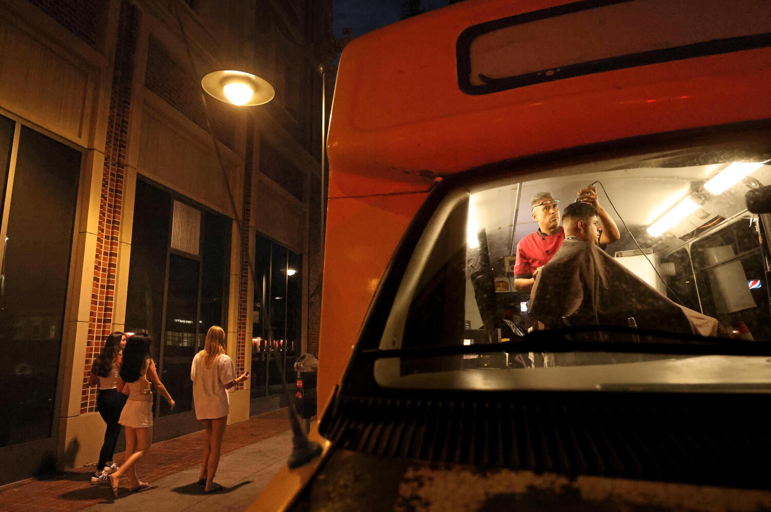 Los Angeles, CA - August 27: in USC Village on Thursday, Aug. 27, 2026 in Los Angeles, CA. (Genaro Molina / Los Angeles Times)